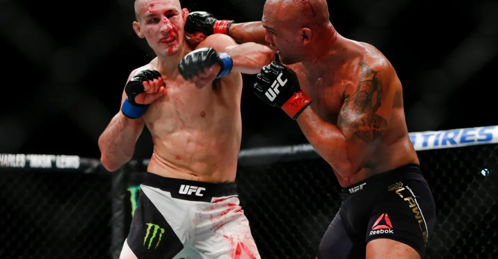 Lawler landed the final blow as MacDonald tried to defend.