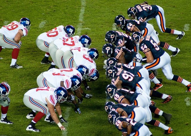 Bears quarterbacks in action