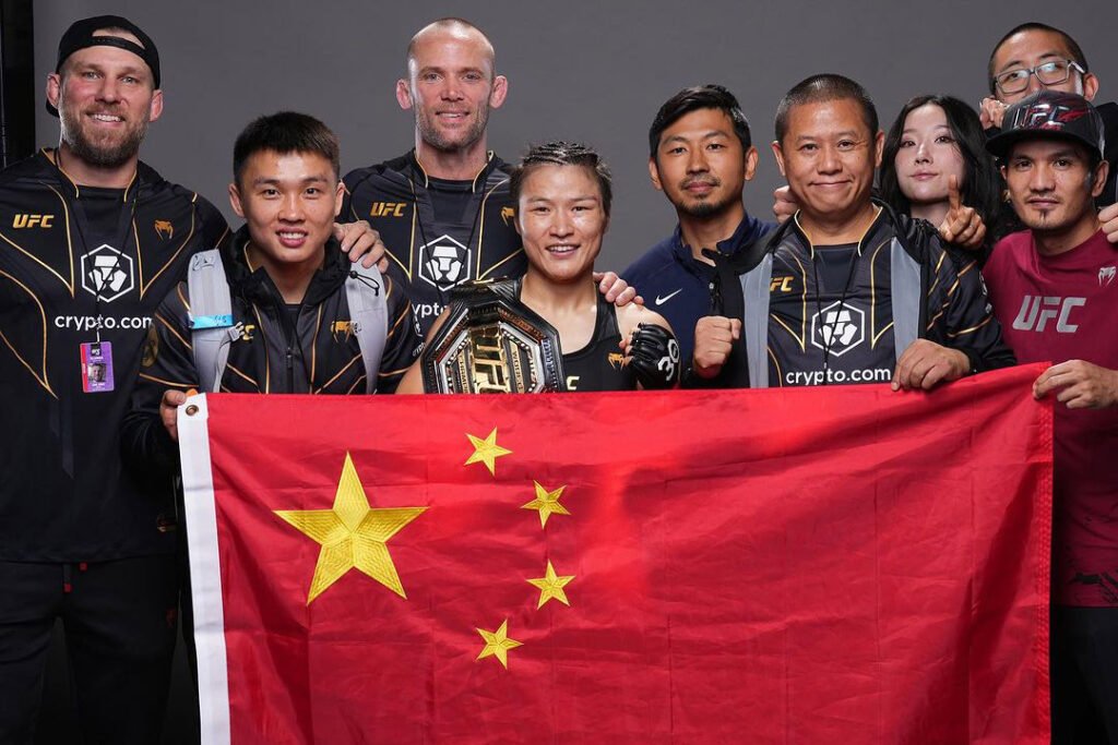 Chinese flags ufc