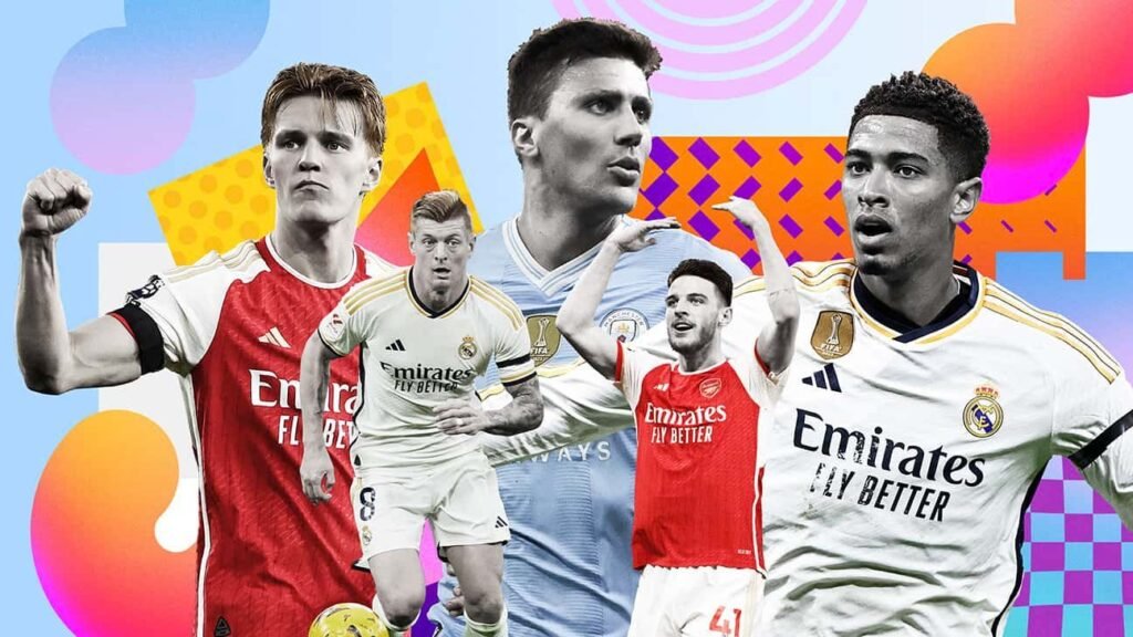 Montage of defence-shattering passes by De Bruyne, Odegaard and Palmer.