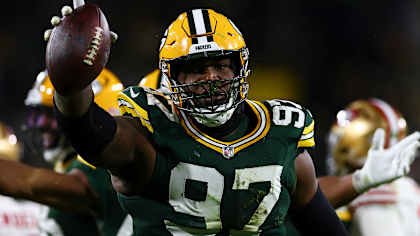 Kenny Clark in a Cowboys jersey