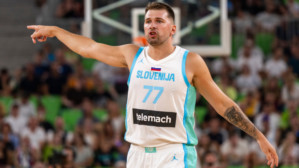 A side-by-side comparison of Luka Dončić and other former EuroBasket triple-double winners.